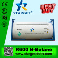 N-butano-R600 99,9% de gas refrigerante de pureza R600A